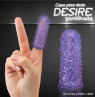 CAPA PARA DEDO DESIRE MASSAGEADORA PONTILHADA